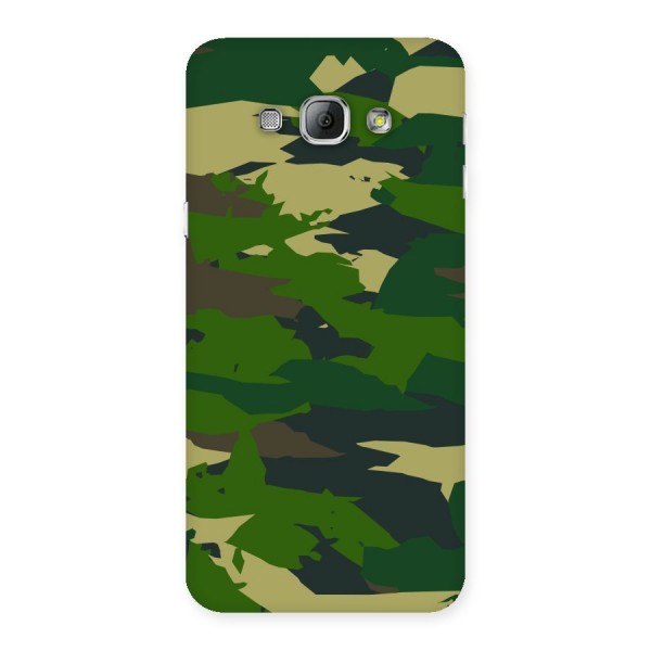 Green Camouflage Army Back Case for Galaxy A8