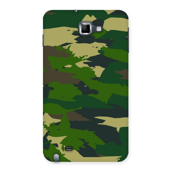 Green Camouflage Army Back Case for Galaxy Note