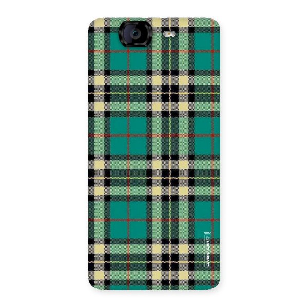 Green Check Back Case for Canvas Knight A350