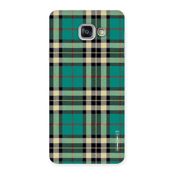 Green Check Back Case for Galaxy A7 2016