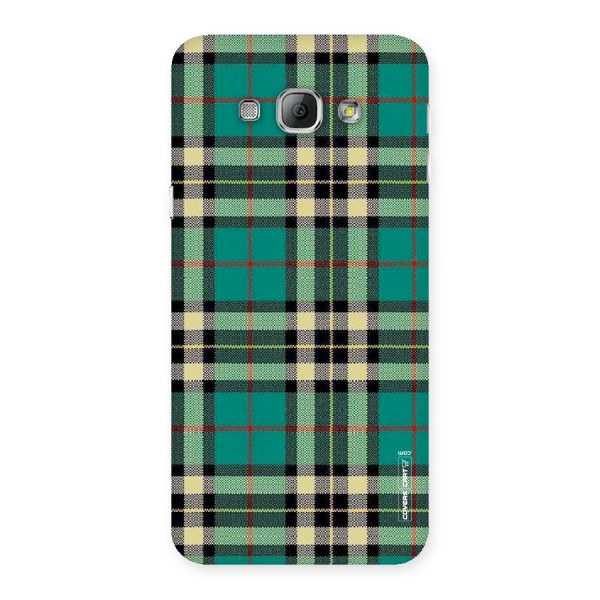 Green Check Back Case for Galaxy A8