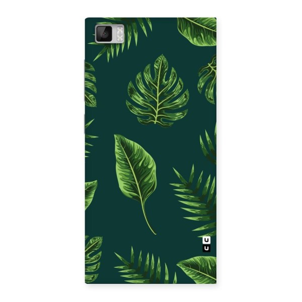 Green Leafs Back Case for Xiaomi Mi3