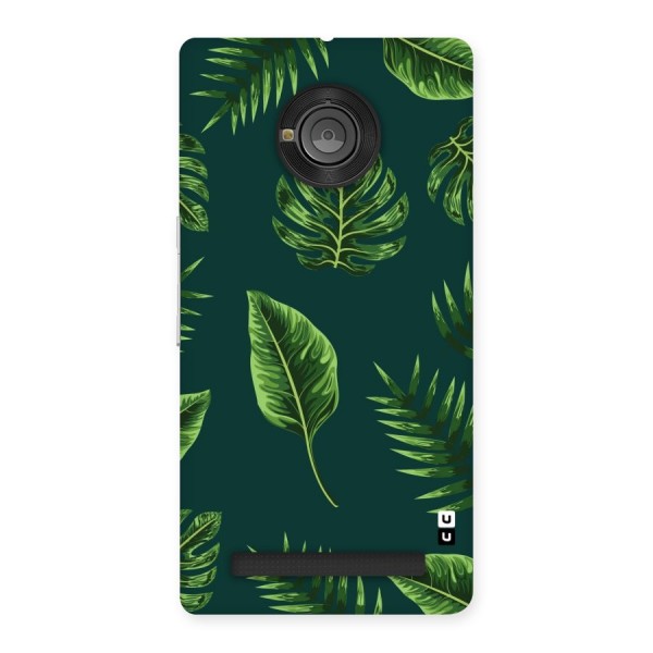 Green Leafs Back Case for Yu Yuphoria