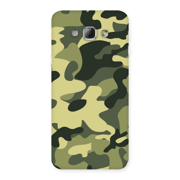 Green Military Pattern Back Case for Galaxy A8