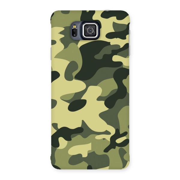 Green Military Pattern Back Case for Galaxy Alpha