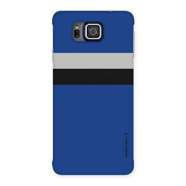 Grey Black Strips Back Case for Galaxy Alpha