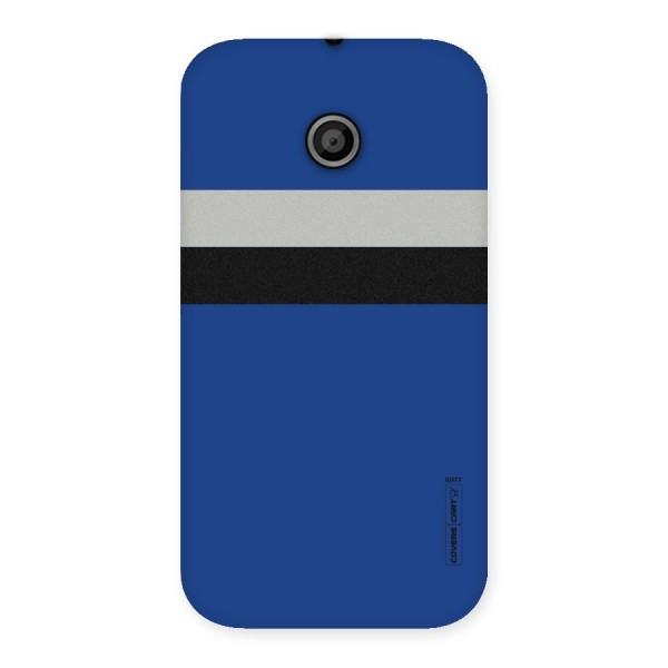 Grey Black Strips Back Case for Moto E