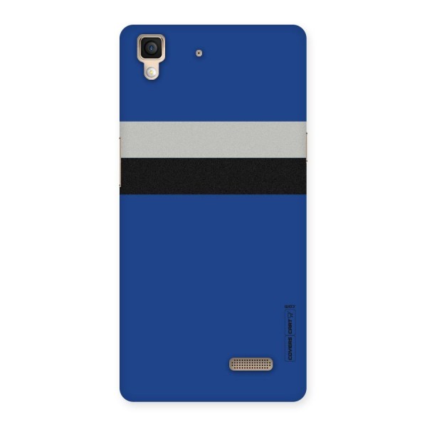 Grey Black Strips Back Case for Oppo R7