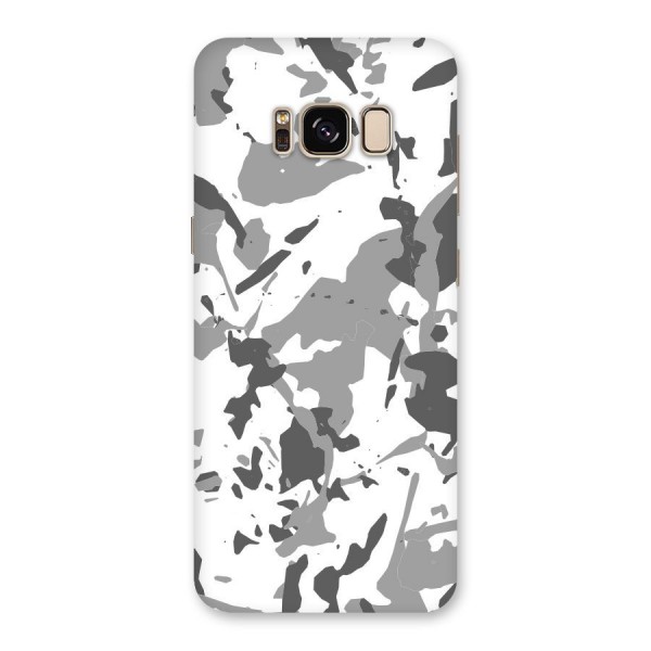 Grey Camouflage Army Back Case for Galaxy S8