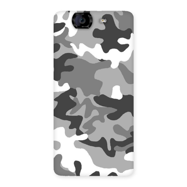 Grey Military Back Case for Canvas Knight A350