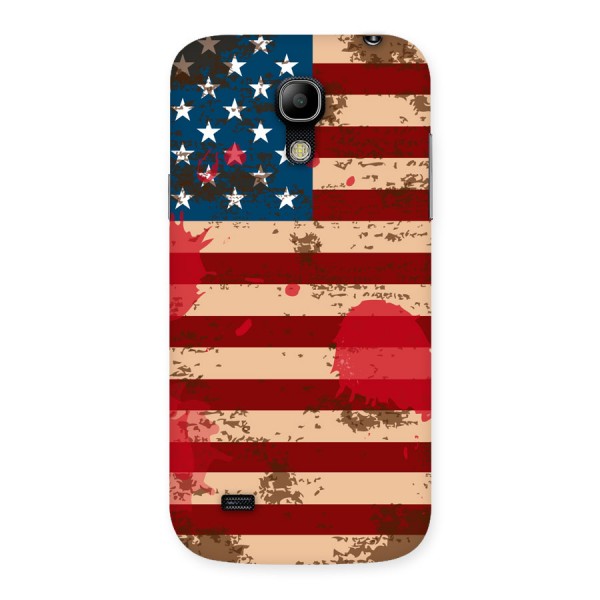 Grunge USA Flag Back Case for Galaxy S4 Mini