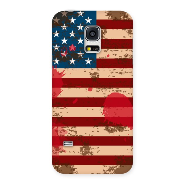 Grunge USA Flag Back Case for Galaxy S5 Mini