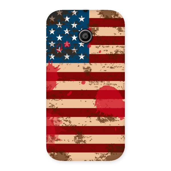 Grunge USA Flag Back Case for Moto E