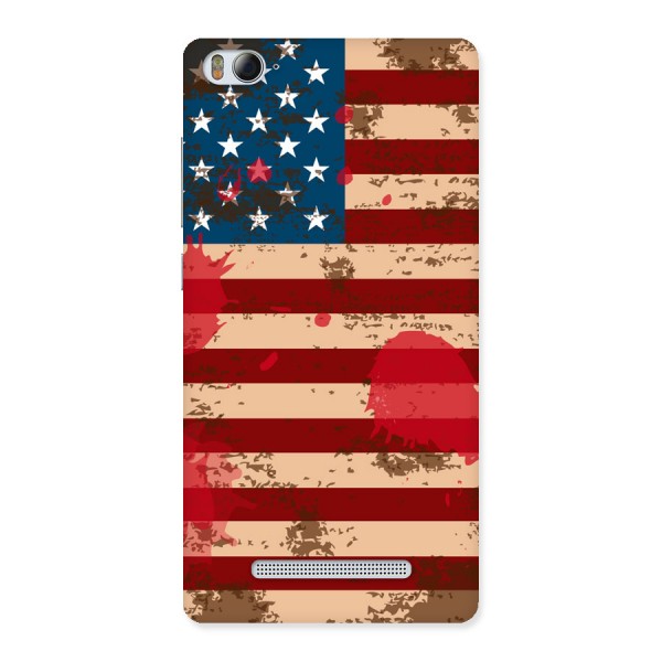 Grunge USA Flag Back Case for Xiaomi Mi4i