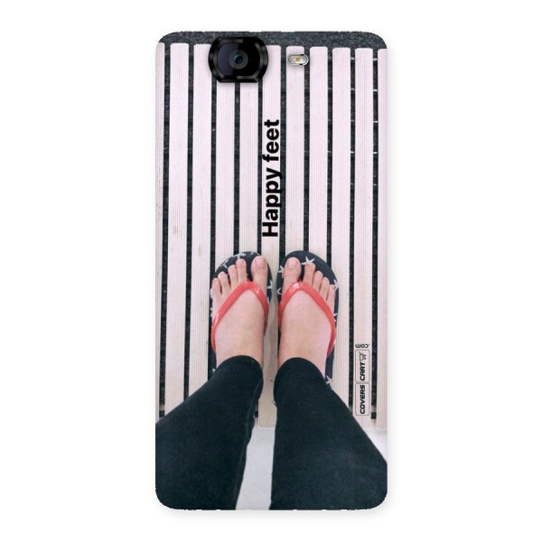 Happy Feet Back Case for Canvas Knight A350