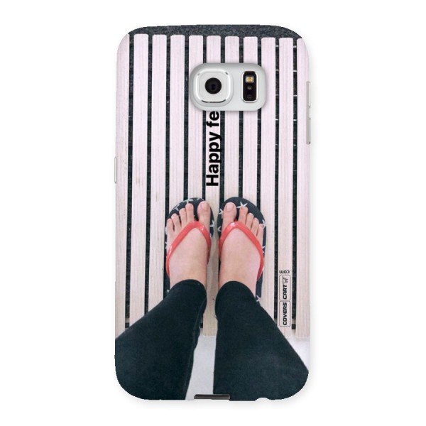 Happy Feet Back Case for Samsung Galaxy S6