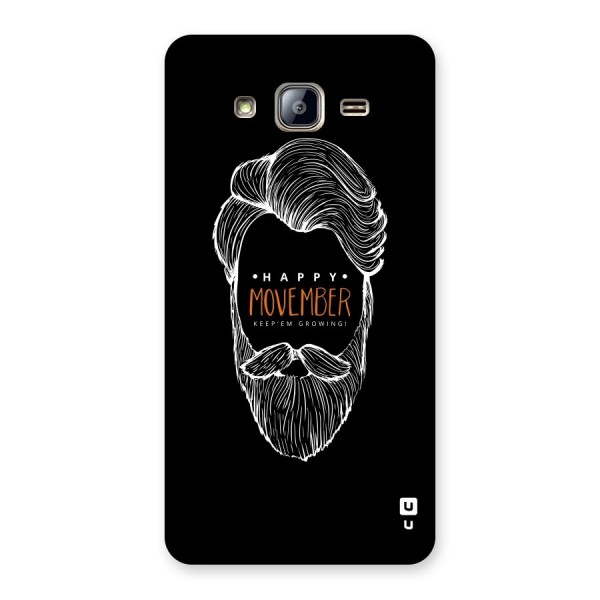 Happy Movember Black Back Case for Galaxy On5