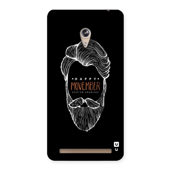 Happy Movember Black Back Case for Zenfone 6