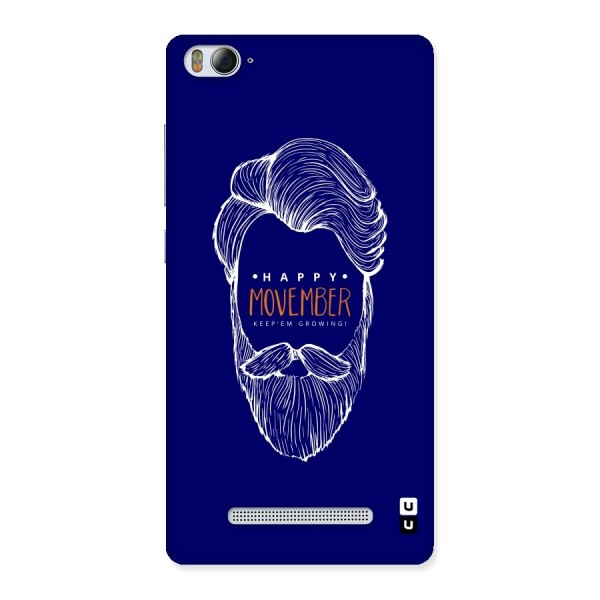 Happy Movember Blue Back Case for Xiaomi Mi4i