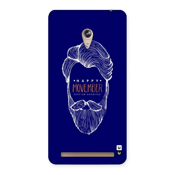 Happy Movember Blue Back Case for Zenfone 6