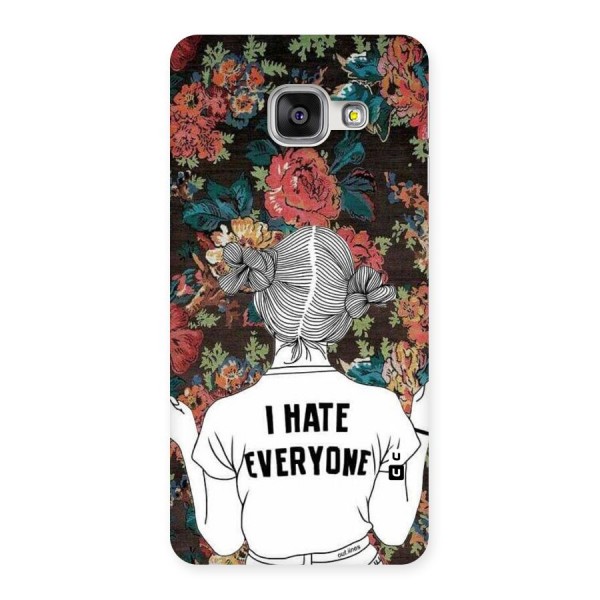 Hate Everyone Back Case for Galaxy A3 2016