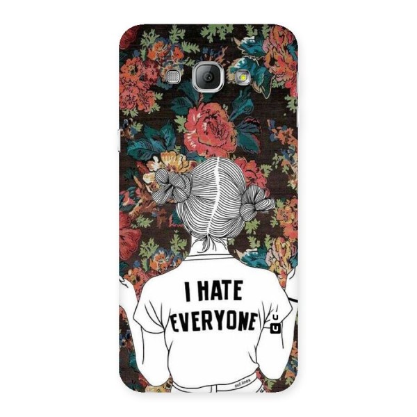 Hate Everyone Back Case for Galaxy A8