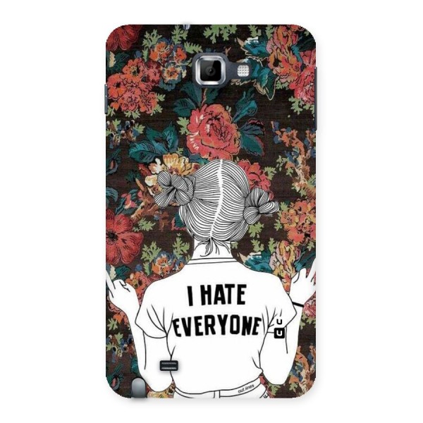 Hate Everyone Back Case for Galaxy Note