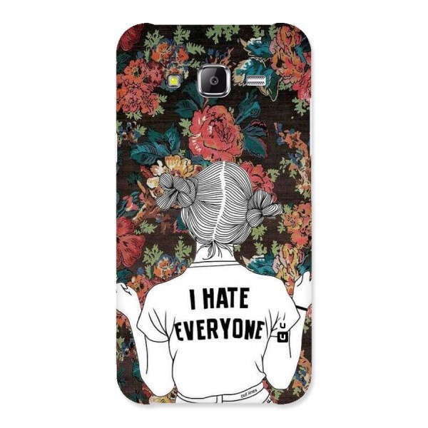 Hate Everyone Back Case for Samsung Galaxy J5