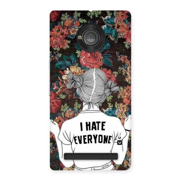 Hate Everyone Back Case for Yu Yuphoria