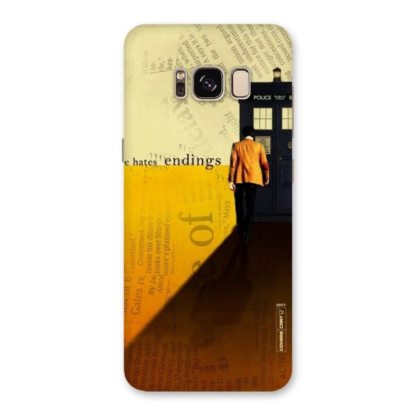 Hates Endings Back Case for Galaxy S8