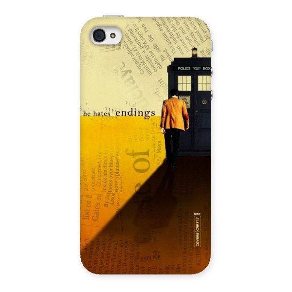 Hates Endings Back Case for iPhone 4 4s