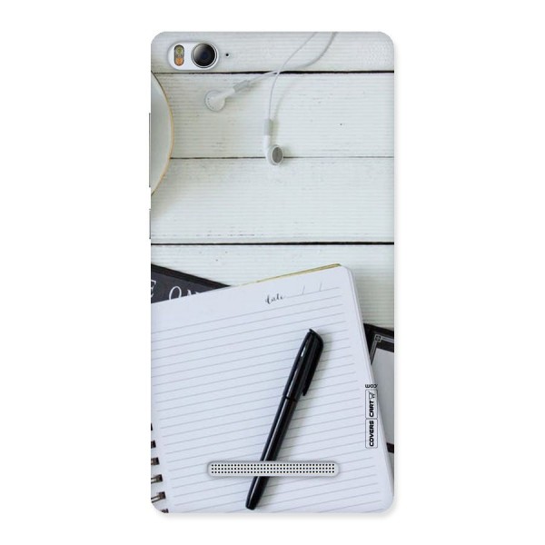 Headphones Notes Back Case for Xiaomi Mi4i