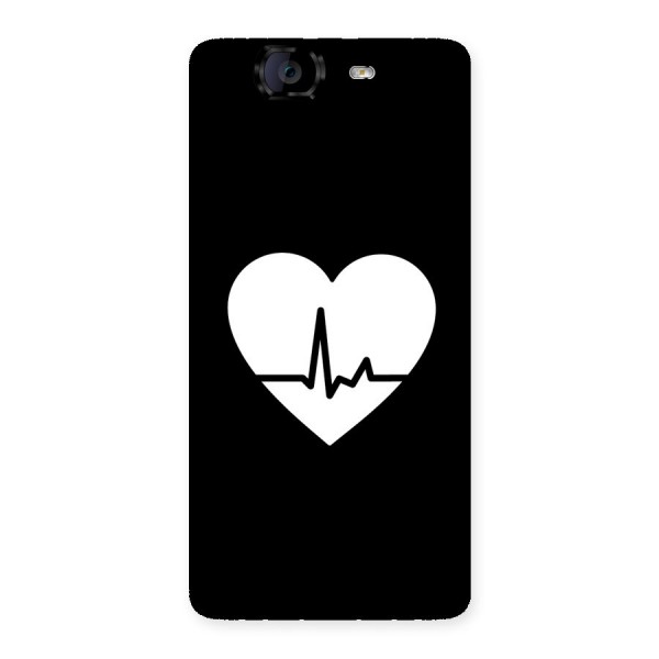 Heart Beat Back Case for Canvas Knight A350