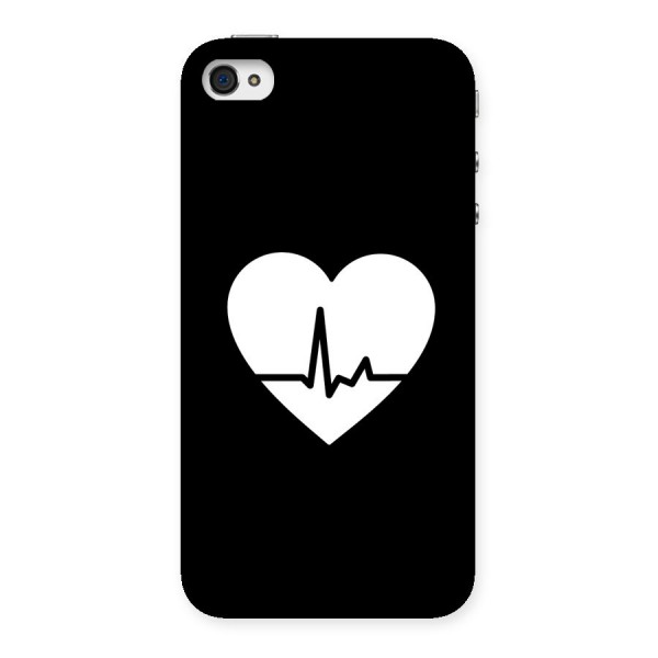 Heart Beat Back Case for iPhone 4 4s