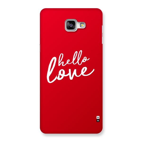 Hello Love Back Case for Galaxy A9