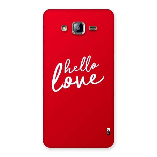 Hello Love Back Case for Galaxy On5