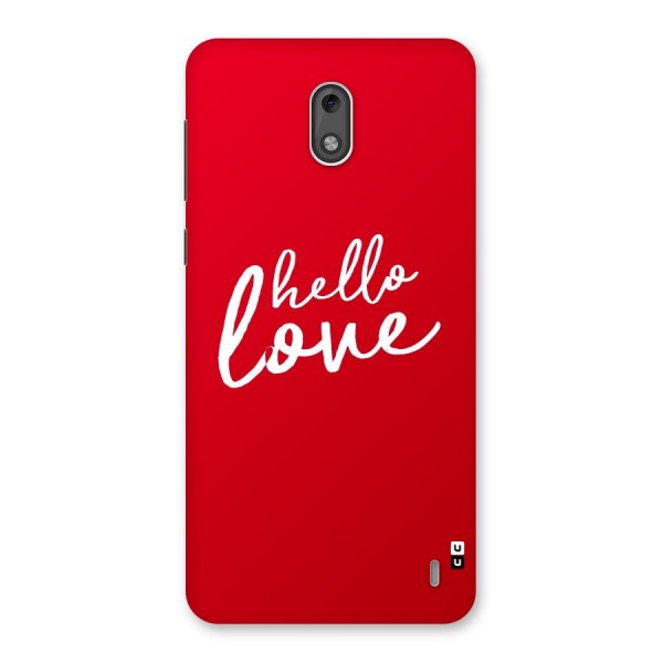 Hello Love Back Case for Nokia 2