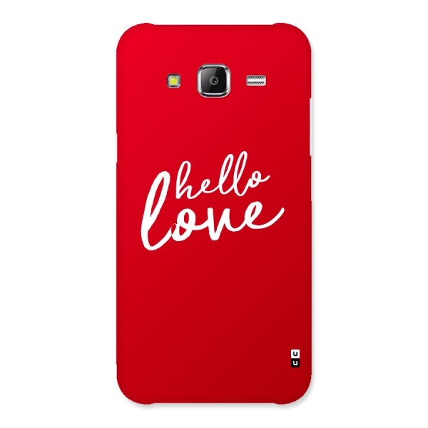 Hello Love Back Case for Samsung Galaxy J5