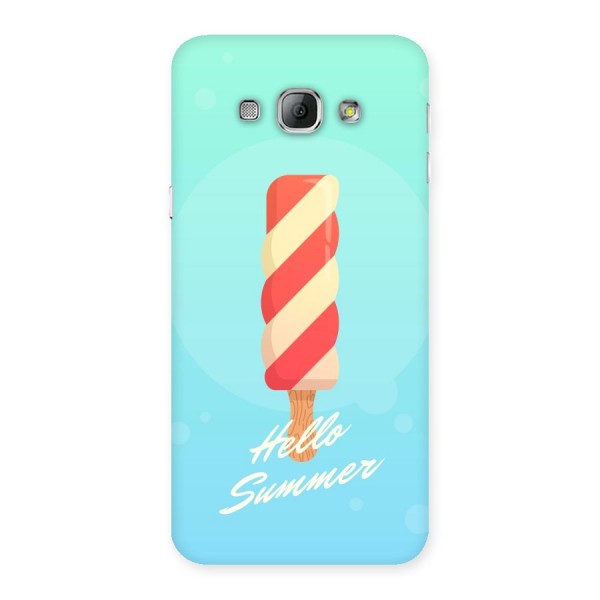 Hello Summer Back Case for Galaxy A8