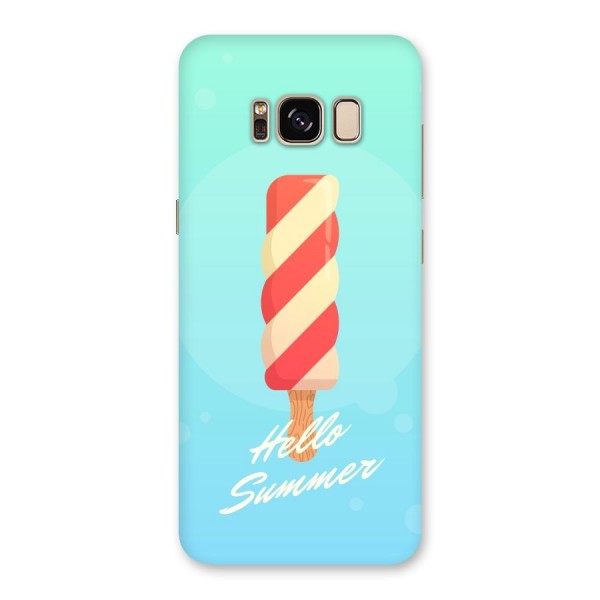 Hello Summer Back Case for Galaxy S8