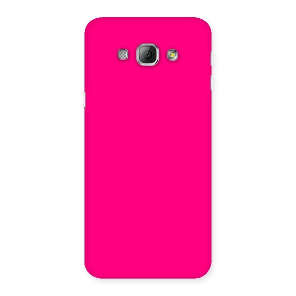 Hot Pink Back Case for Galaxy A8