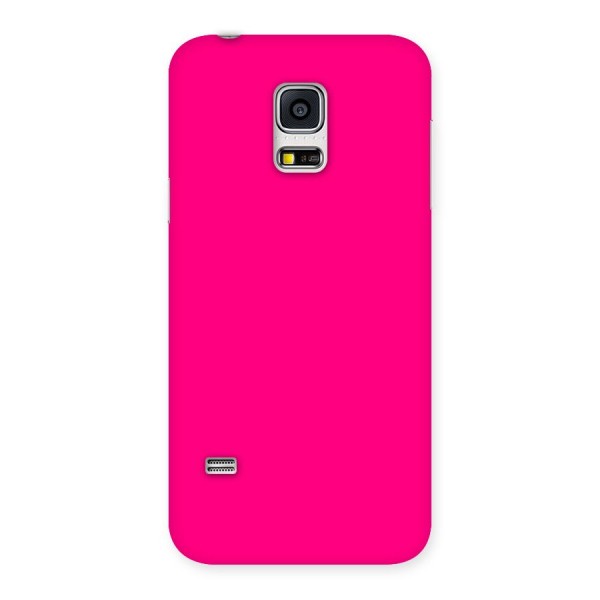 Hot Pink Back Case for Galaxy S5 Mini