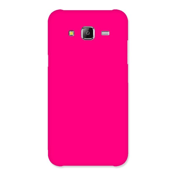 Hot Pink Back Case for Samsung Galaxy J5