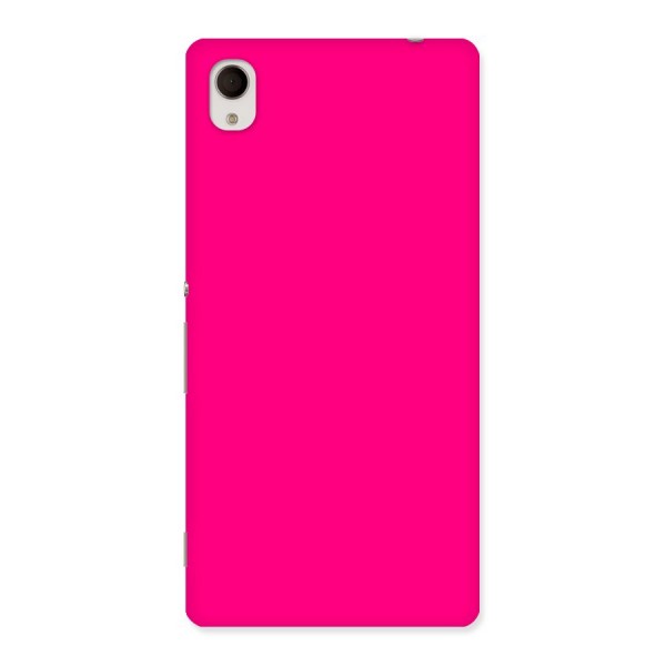 Hot Pink Back Case for Xperia M4 Aqua