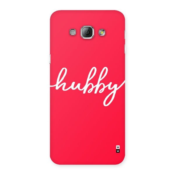 Hubby Back Case for Galaxy A8