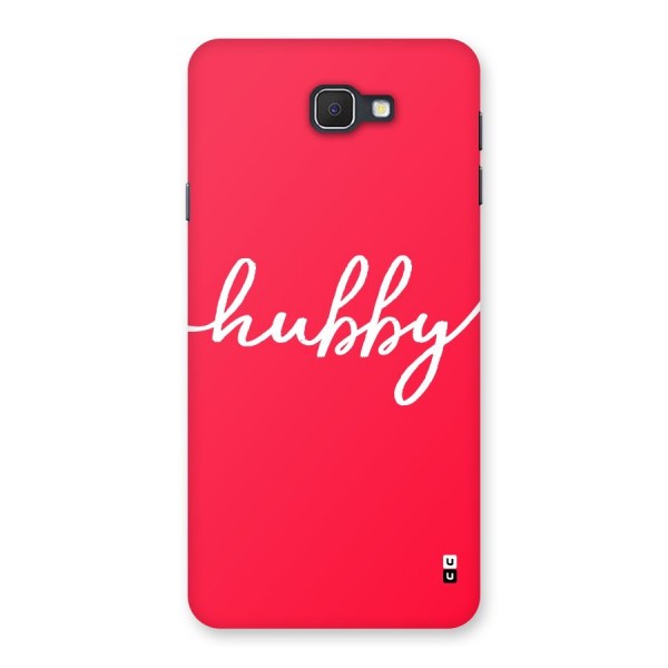 Hubby Back Case for Samsung Galaxy J7 Prime