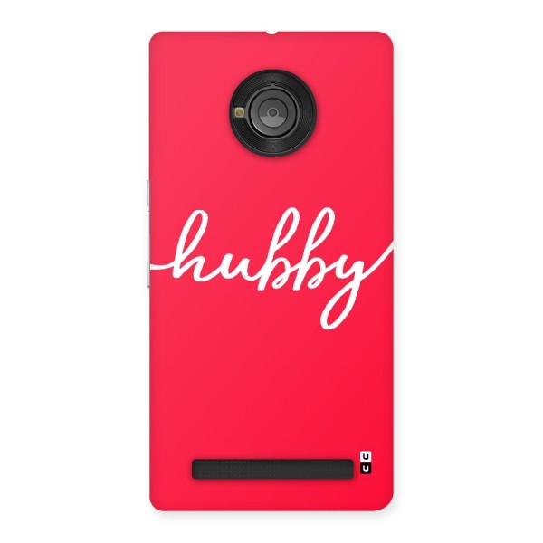 Hubby Back Case for Yu Yuphoria