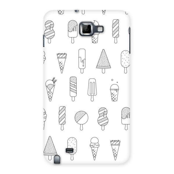 Ice Cream Lines Back Case for Galaxy Note