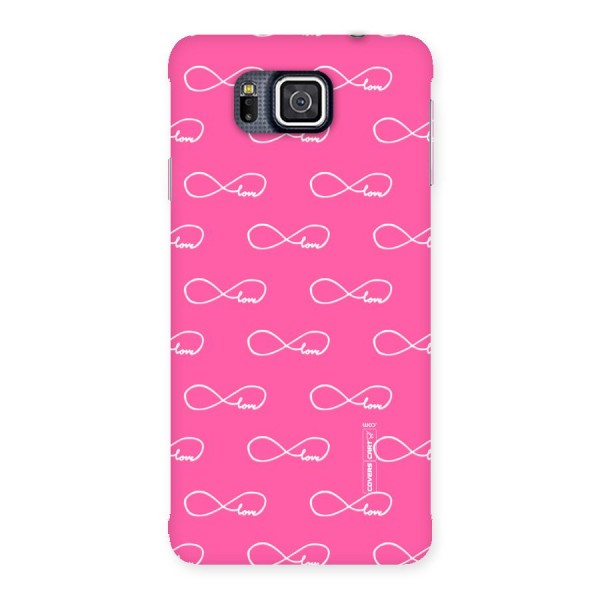 Infinity Love Back Case for Galaxy Alpha