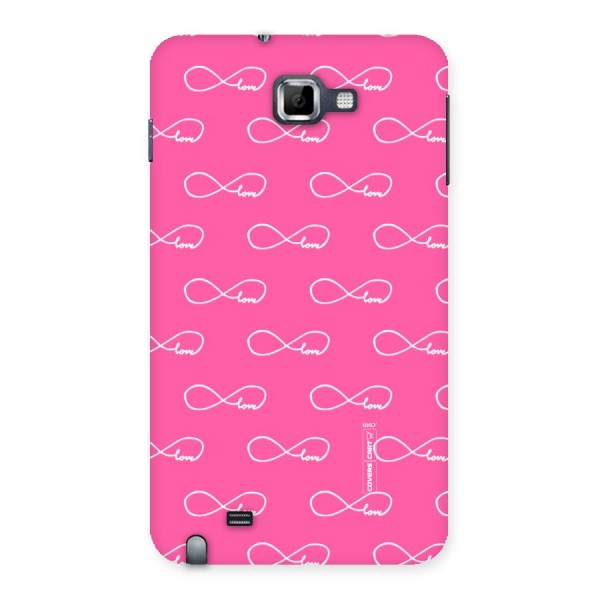 Infinity Love Back Case for Galaxy Note